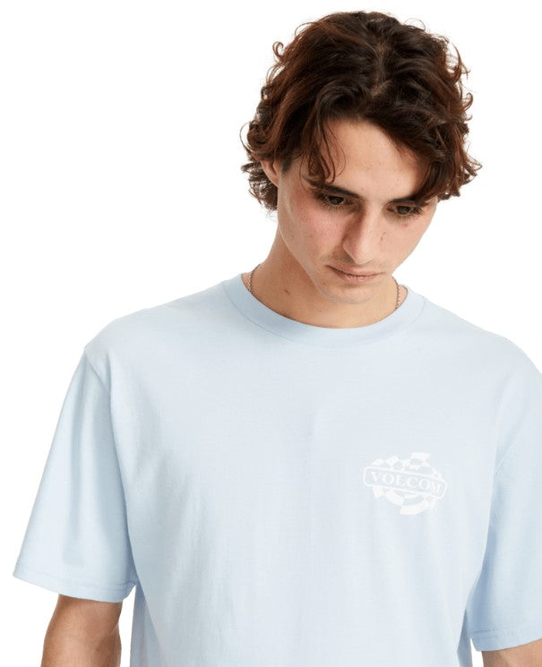 Volcom Startlog BSC T-Shirt - Carolina Blue