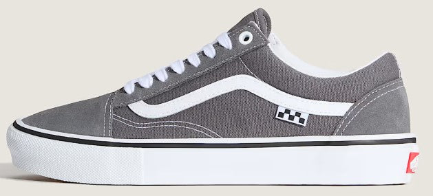 Vans Old Skool Skate Pro - Pewter / White