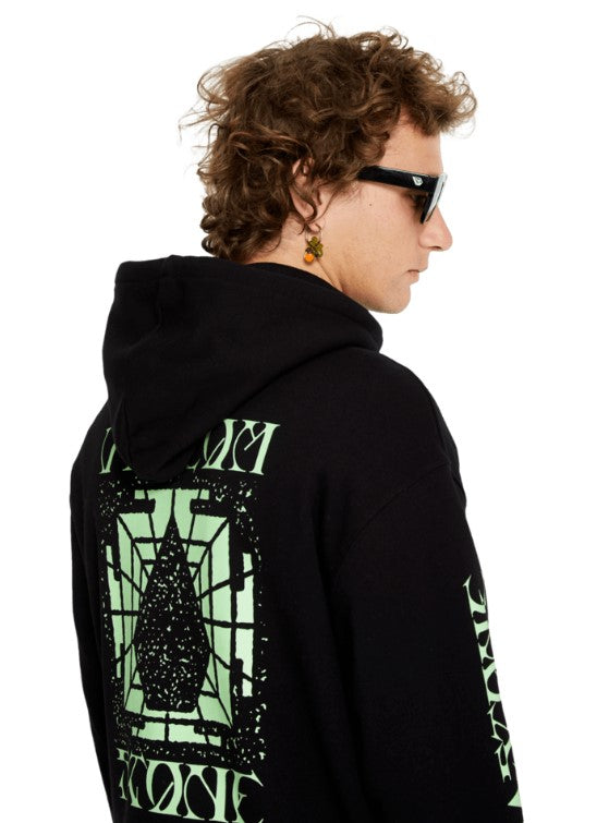 Volcom Handerry Glow In The Dark Hoodie - Black