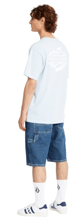 Volcom Startlog BSC T-Shirt - Carolina Blue