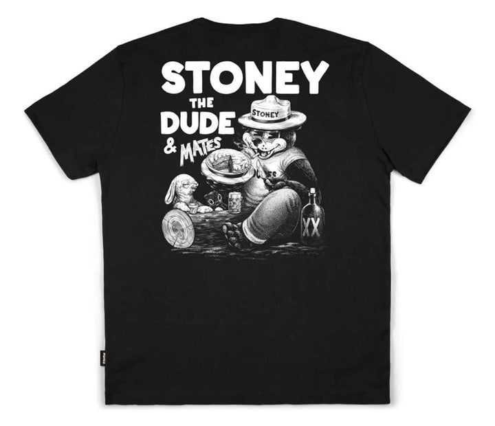 The Dudes Mates T-Shirt - Black / White