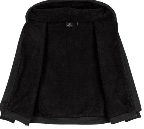 Volcom Single Stone Zip Hoodie - Heather Black