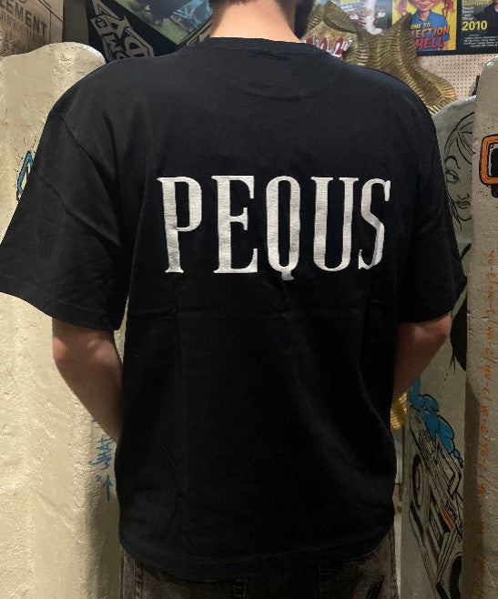 Pequs Mythic Logo Heavyweight T-Shirt - Black