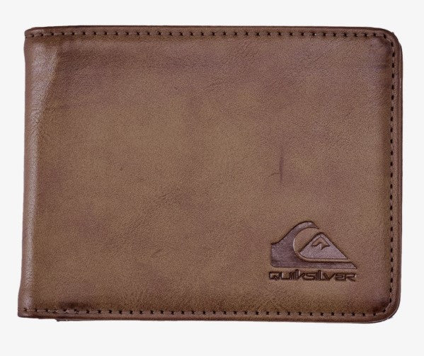 Quicksilver Slim Rays - Zweifach faltbares Portemonnaie Braun