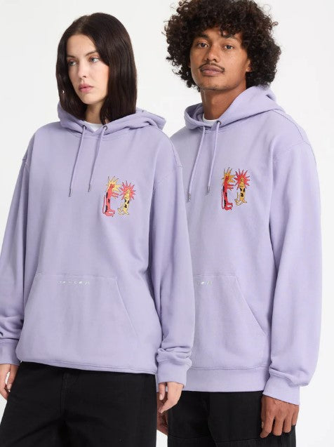 Volcom Longo Cats Hoodie - Purple Ash