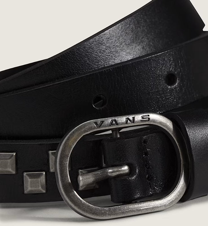 VANS Check Leather Belt Gürtel -  Black