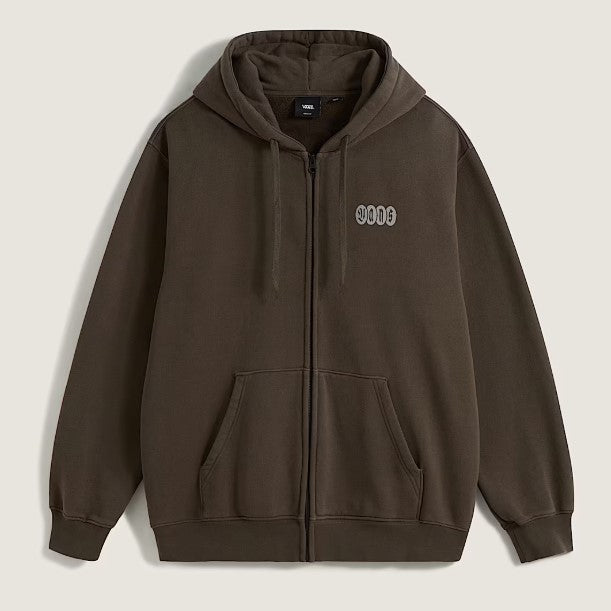 Vans Earthbound Loose Zip Hood - Coal/Brown