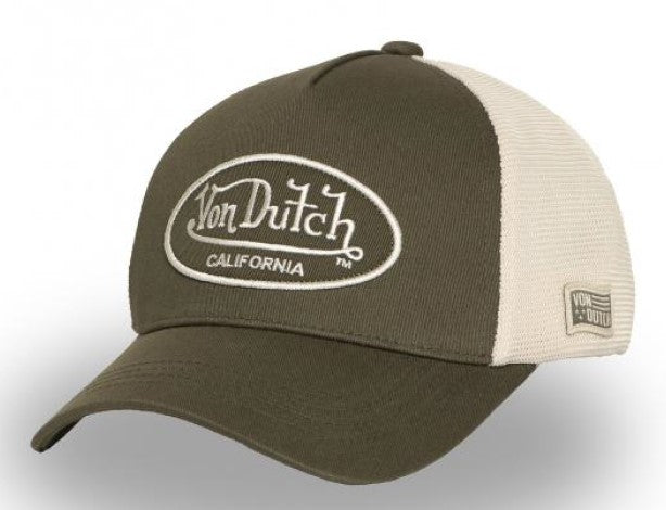 Von Dutch LOF B32 Baseball Cap - Olive Beige