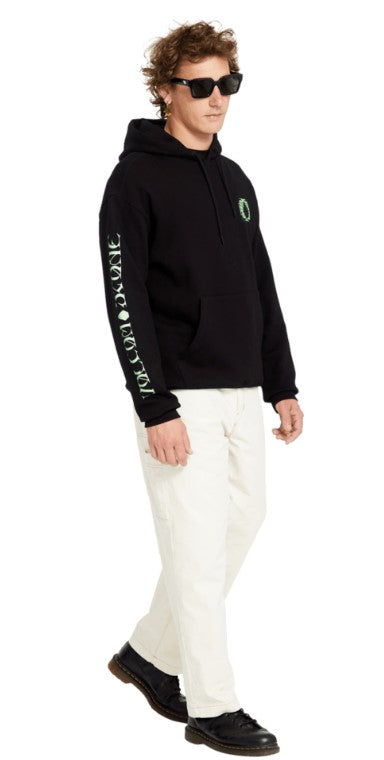 Volcom Handerry Glow In The Dark Hoodie - Black