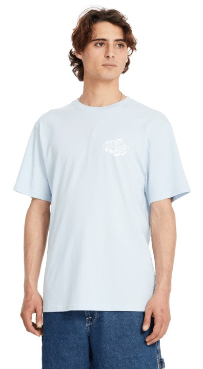 Volcom Startlog BSC T-Shirt - Carolina Blue