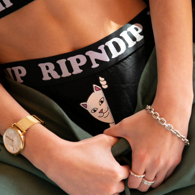 RIPNDIP PEEK A NERMAL BOXERS - BLACK