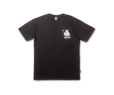 Djinns Cheered Bull T-Shirt - Black