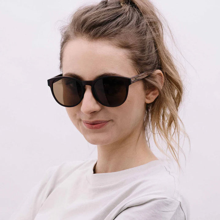 Take A Shot The Gryphon WALNUSSHOLZ POLARIZED Sonnenbrille Sunglasses TAS