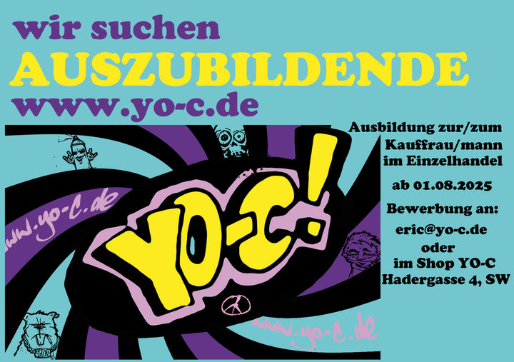 Auszubildende gesucht 2025 YO-C
