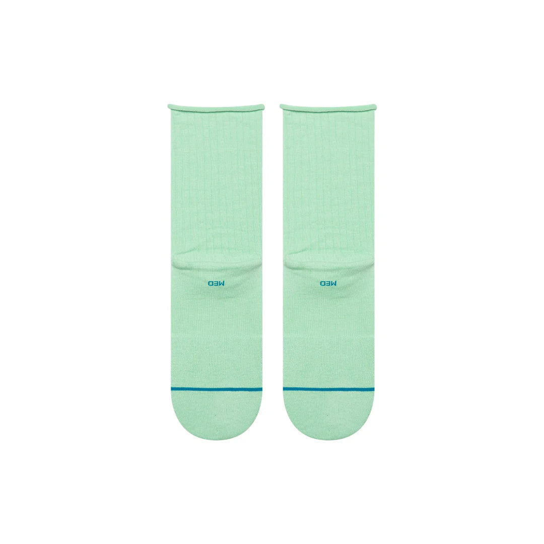 Stance ROLLED CUFF QUARTER SOCKEN  Jade