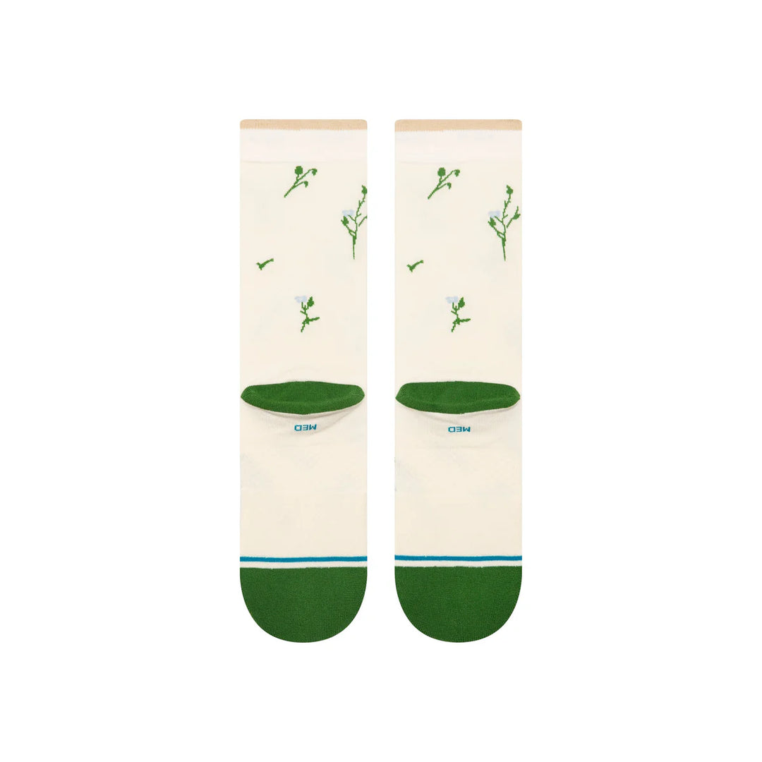 Stance WILDFLOWER CREW SOCKEN Ivory