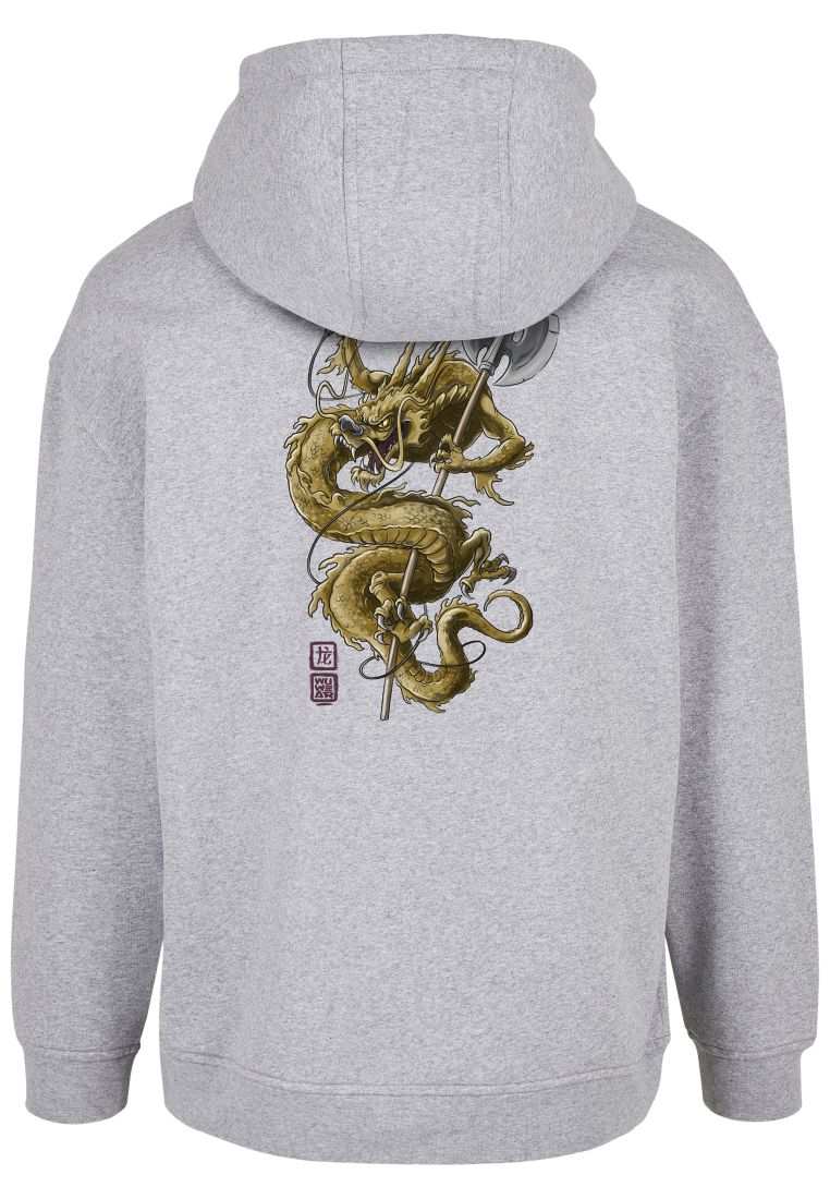 TB WU058 Wu-Wear Dragon Hood Heather Grey