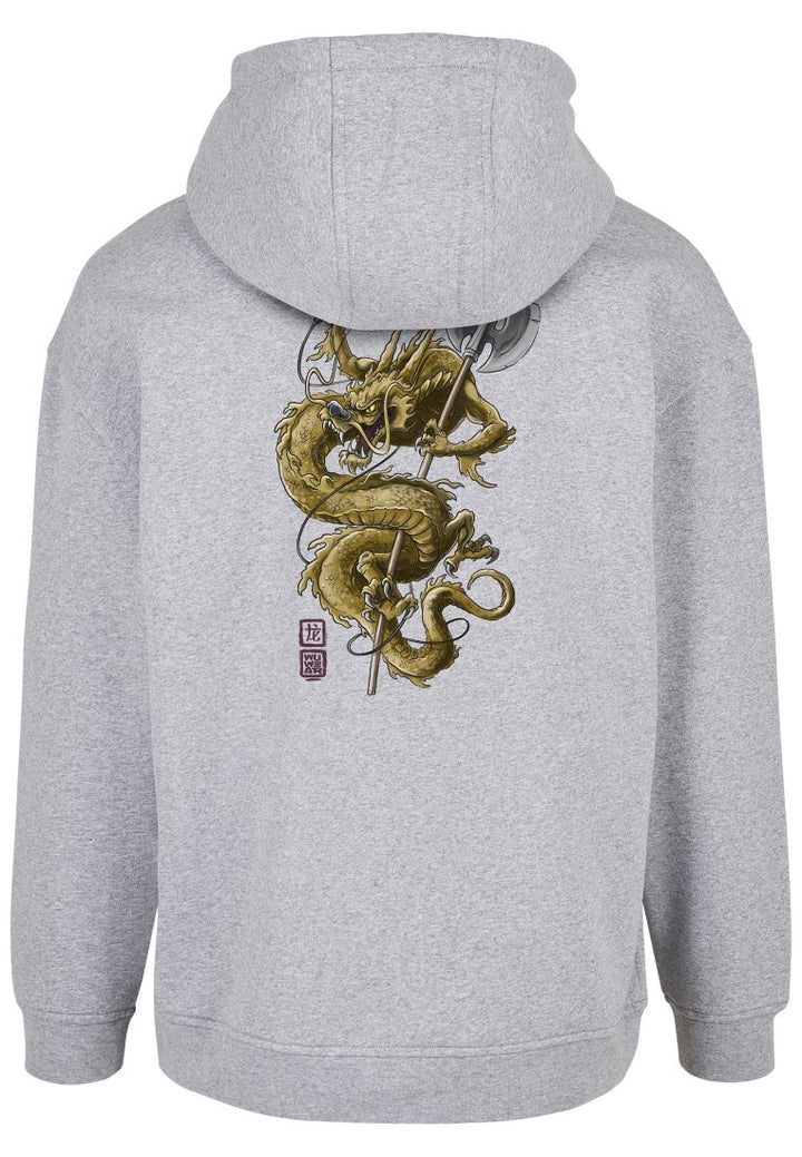 TB WU058 Wu-Wear Dragon Hood Heather Grey