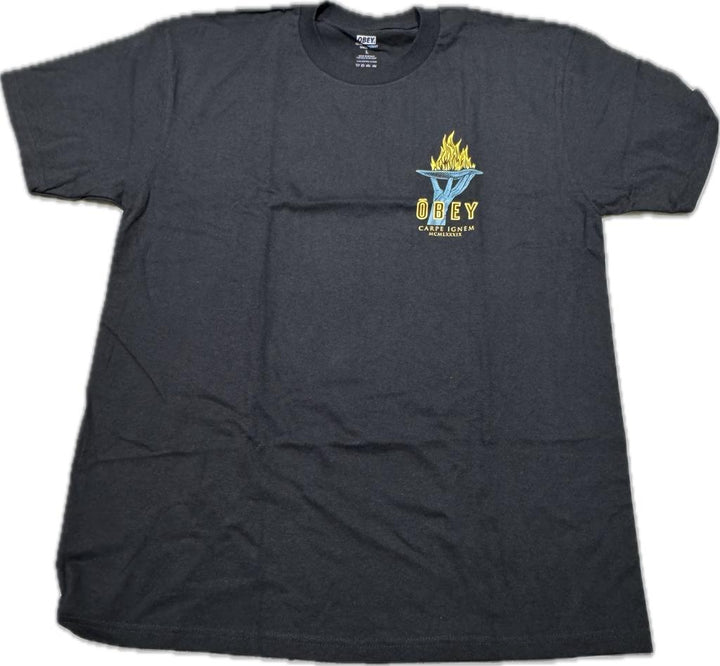 Obey Seize Fire CLASSIC T-SHIRT - Black