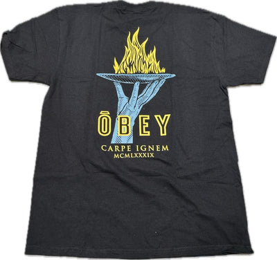 Obey Seize Fire CLASSIC T-SHIRT - Black