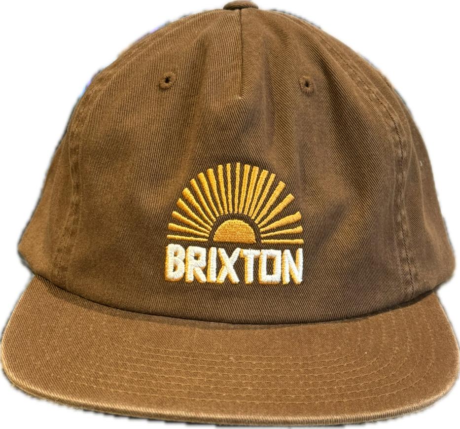 Brixton Sol HP Snapback Cap - Brown Sol Wash