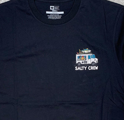 Salty Crew Reels & Meals Premium T-Shirt - Black