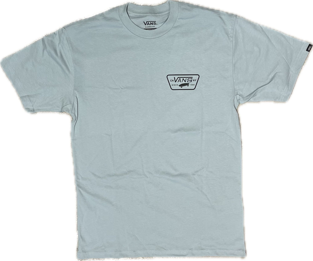 Vans Full Patch Back T-Shirt - Gray Mist / Black