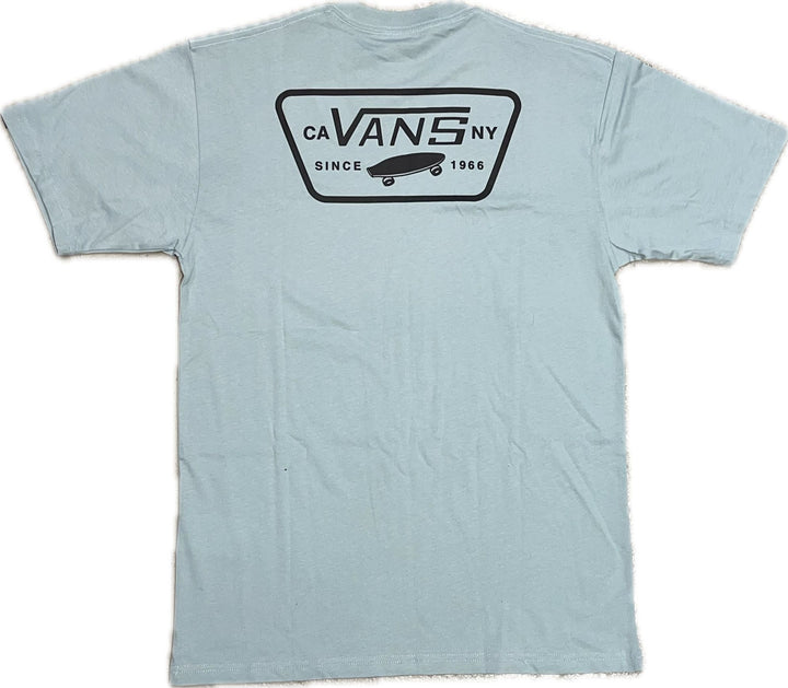 Vans Full Patch Back T-Shirt - Gray Mist / Black