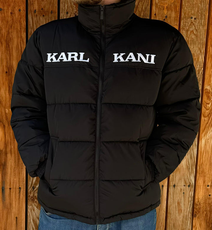 Karl Kani Retro Essentials Puffer Jacket - Black