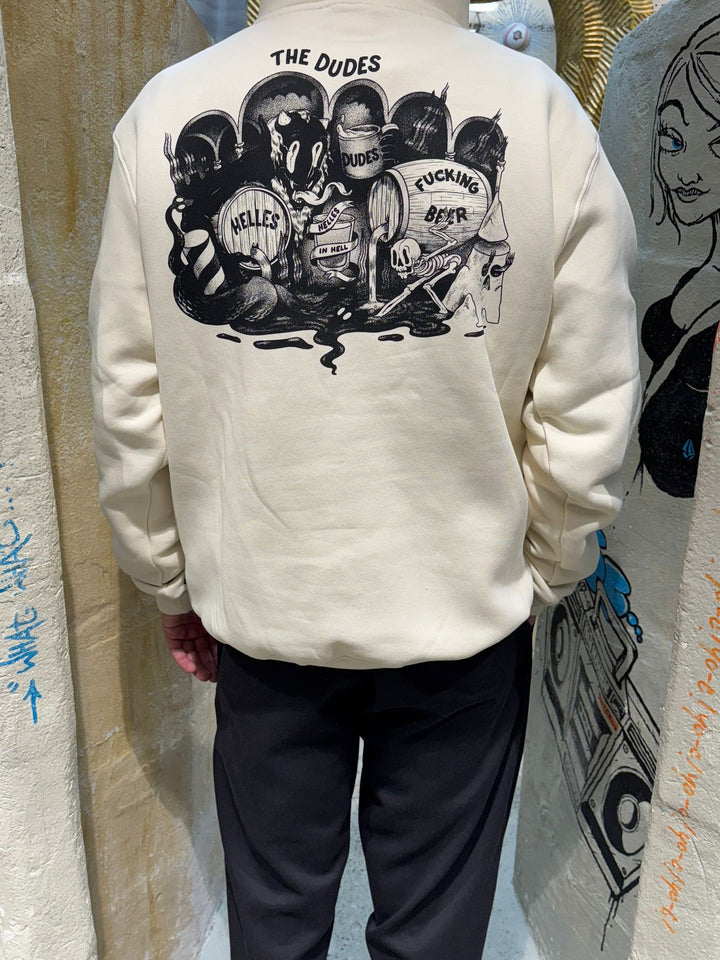 The Dudes Helles In Hell Hoodie - Off White