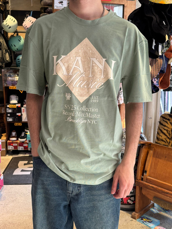 Karl Kani Music Paisley Print T-Shirt - Green