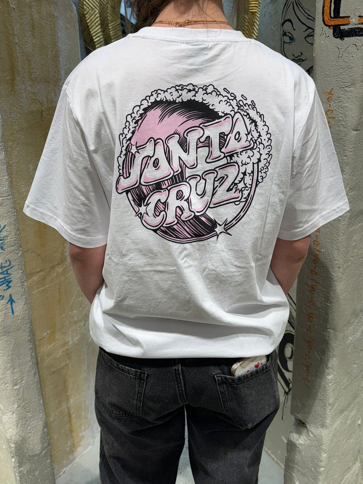 Santa Cruz Offshore Dot Woman T-Shirt - White