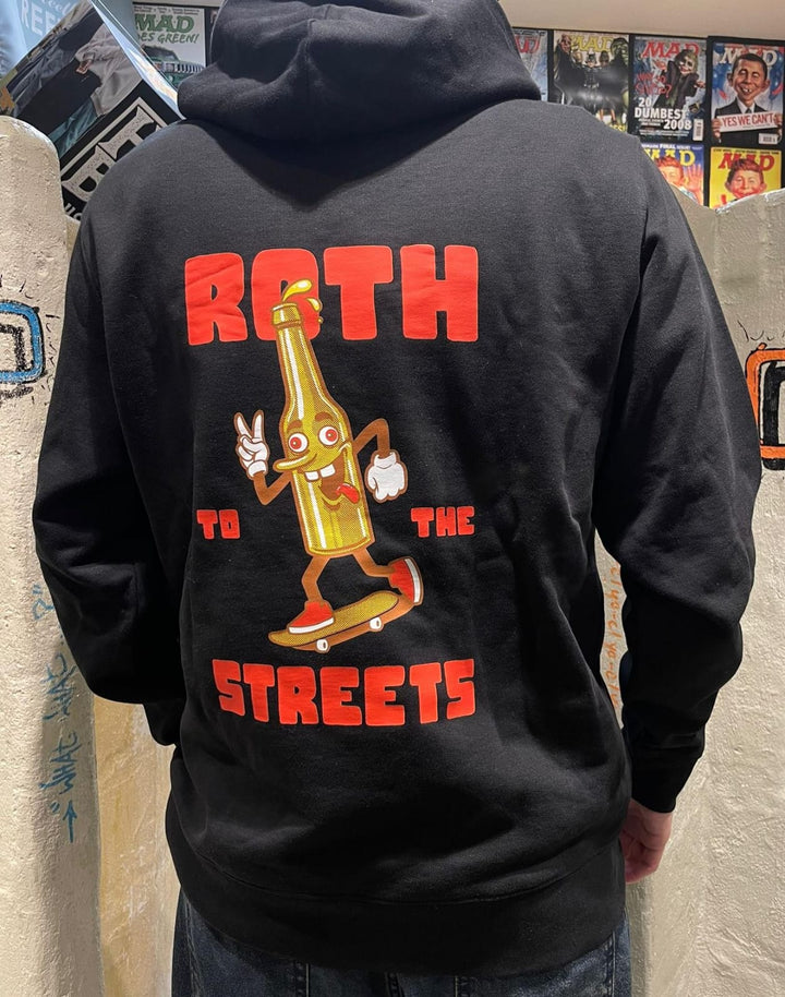 Back to the Streets Roth To The Streets BTTS Hood - Black