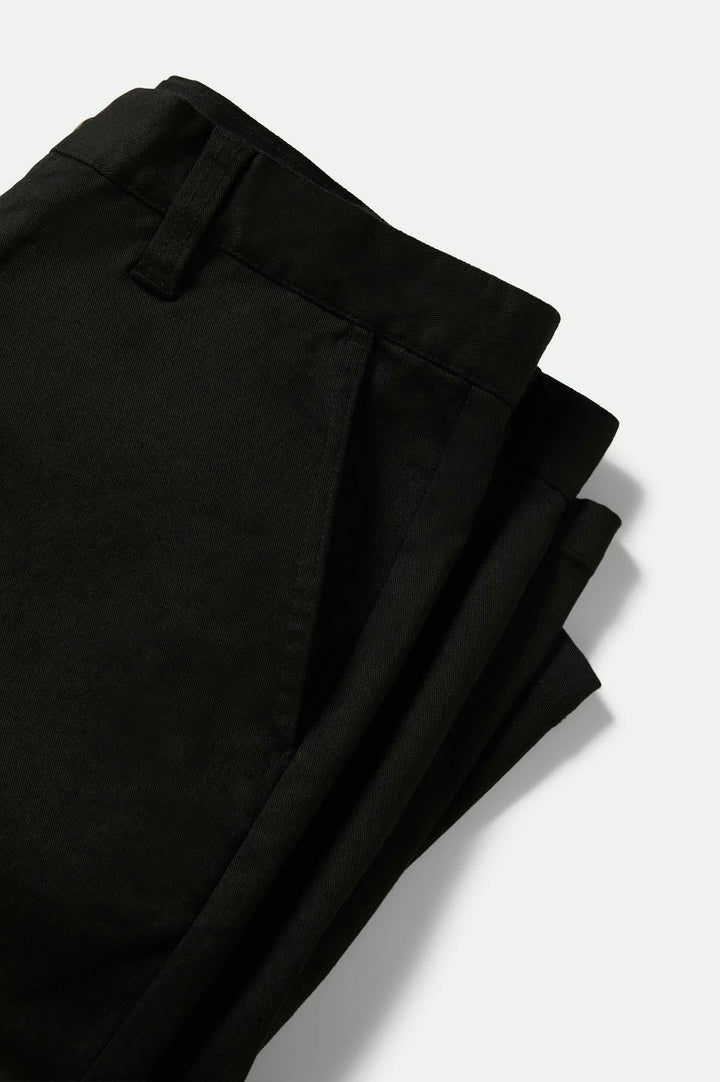 Brixton Choice Chino Baggy Short - Black