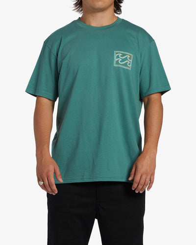 Billabong Crayon Wave T-Shirt - Petrol