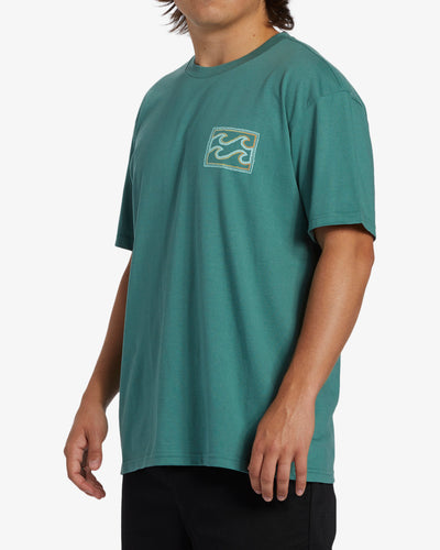 Billabong Crayon Wave T-Shirt - Petrol