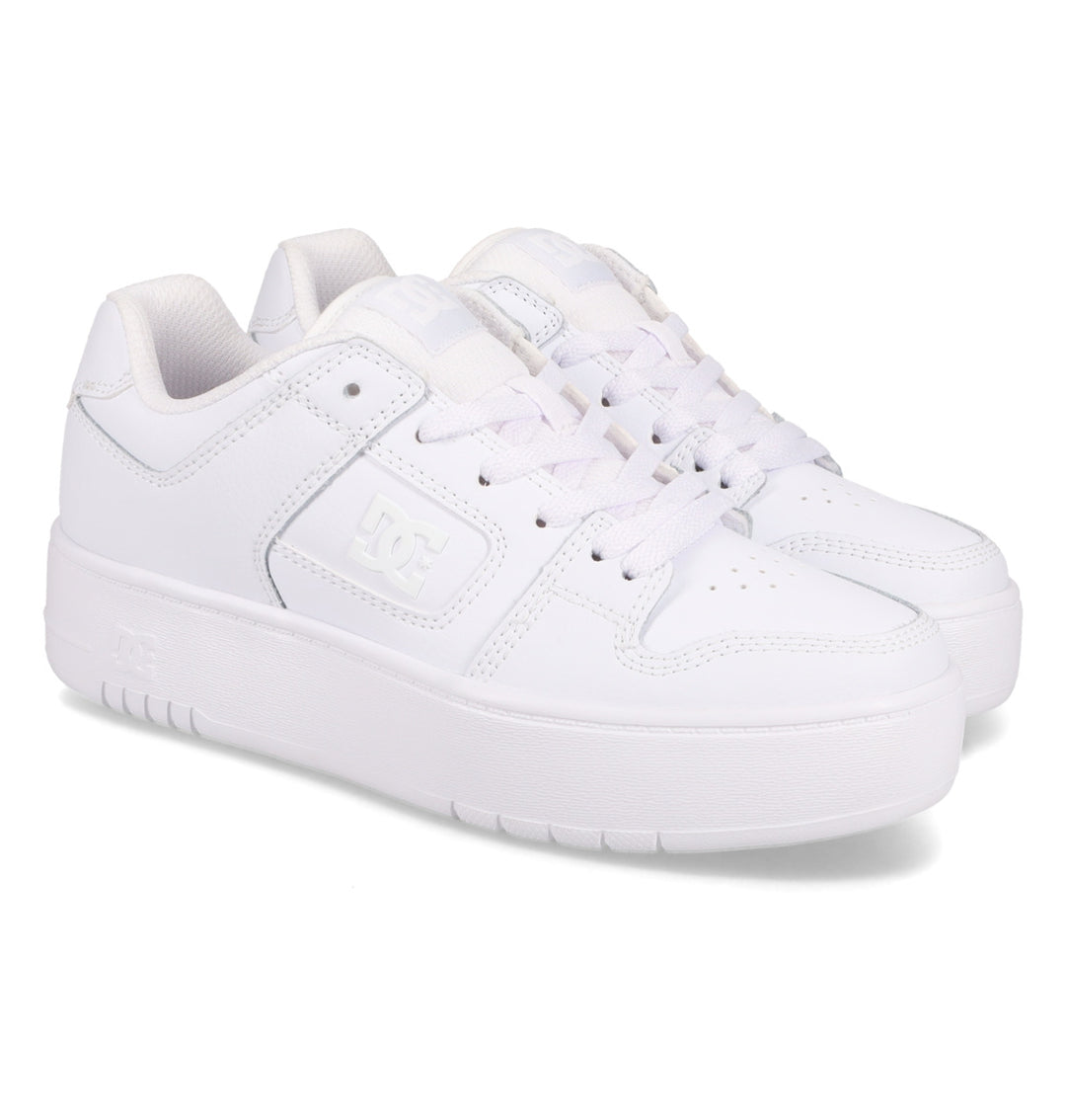 DC Shoes Manteca 4 Platform - Plateauschuhe  white/white