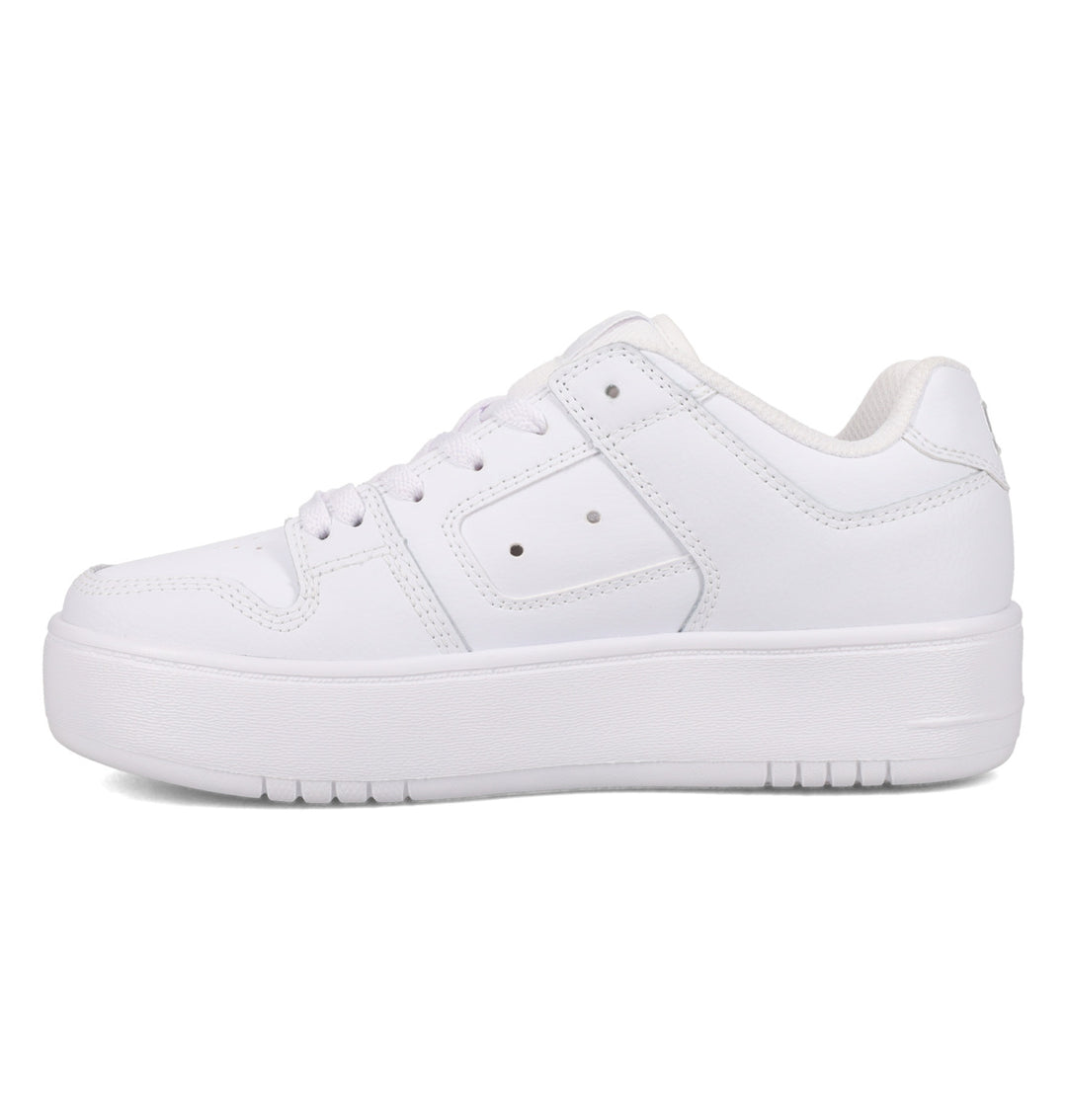 DC Shoes Manteca 4 Platform - Plateauschuhe  white/white