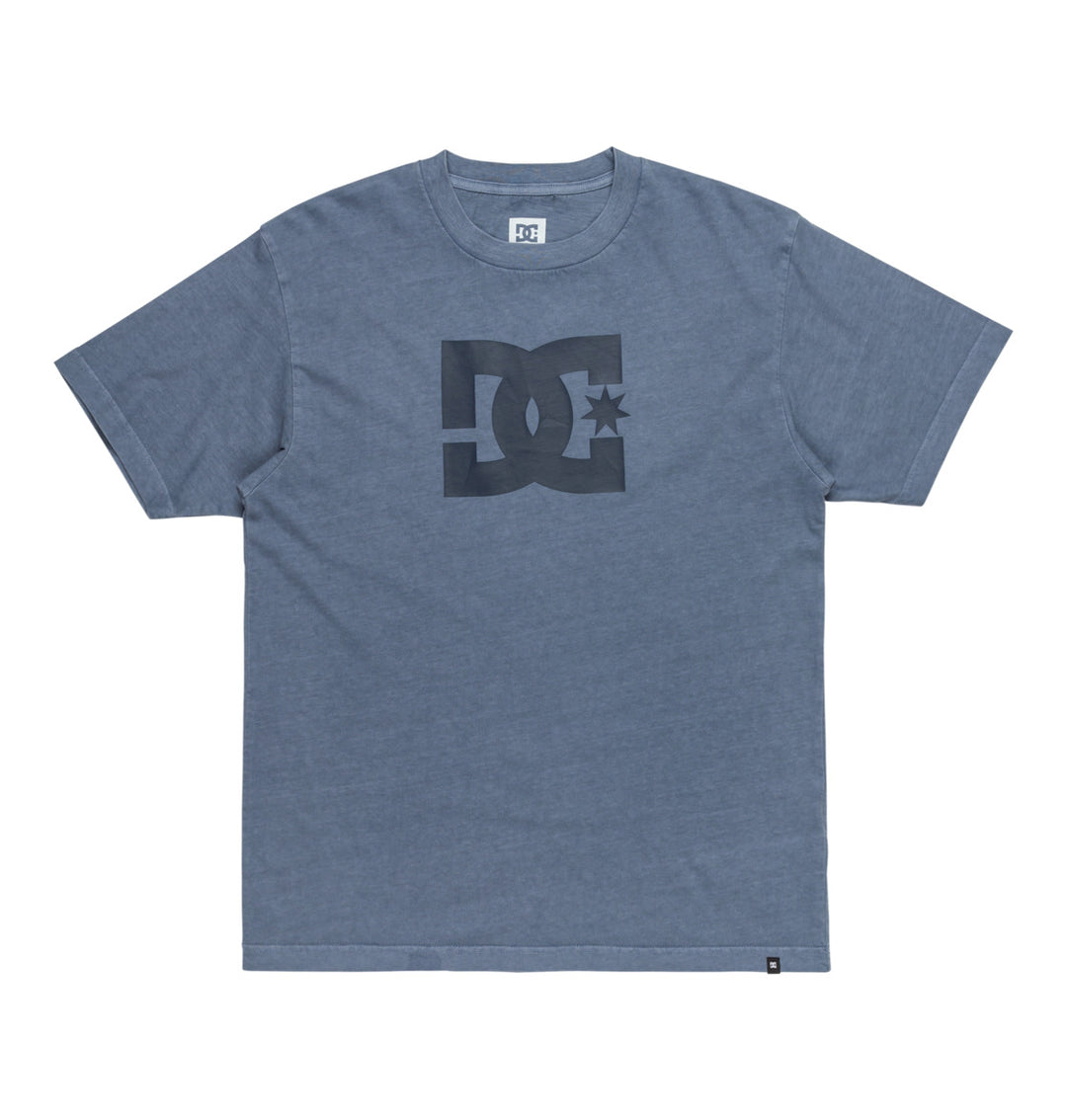 DC Shoes Star Pigment Dye T-Shirt - Vintage Indigo Enzyme Wash (bylw)