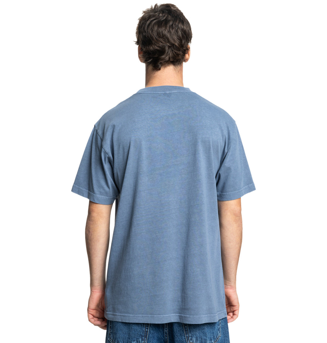 DC Shoes Star Pigment Dye T-Shirt - Vintage Indigo Enzyme Wash (bylw)