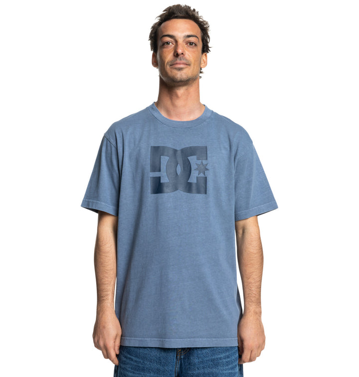 DC Shoes Star Pigment Dye T-Shirt - Vintage Indigo Enzyme Wash (bylw)
