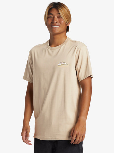Quicksilver Step Up - T-Shirt - Plaza Taupe