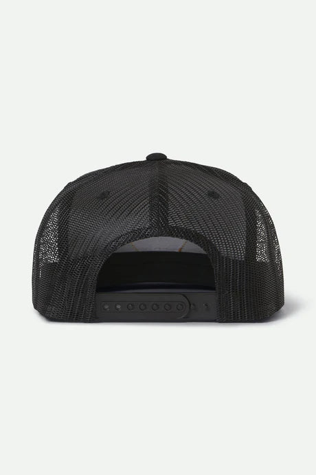 Brixton Oath Trucker Cap - Black / Black