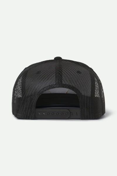 Brixton Oath Trucker Cap - Black / Black