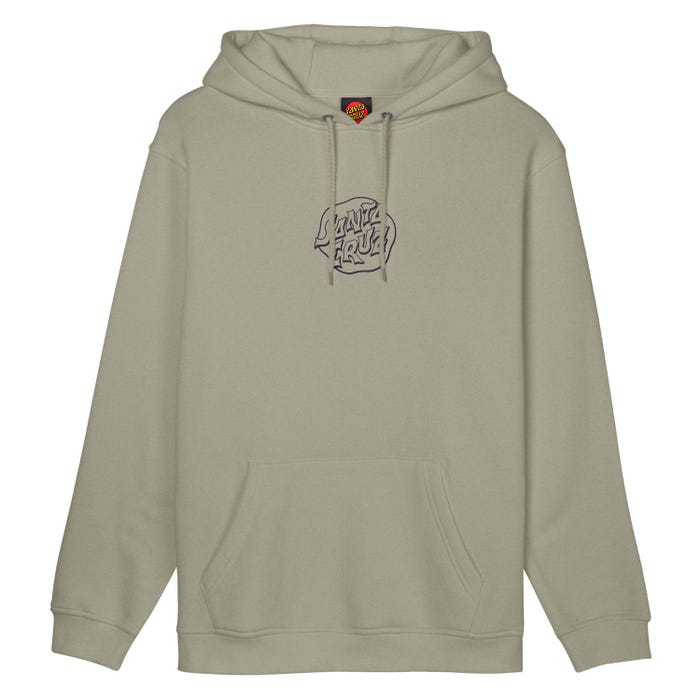 Santa Cruz Fever Dream Mono Front Dot Hood - Stone Grey