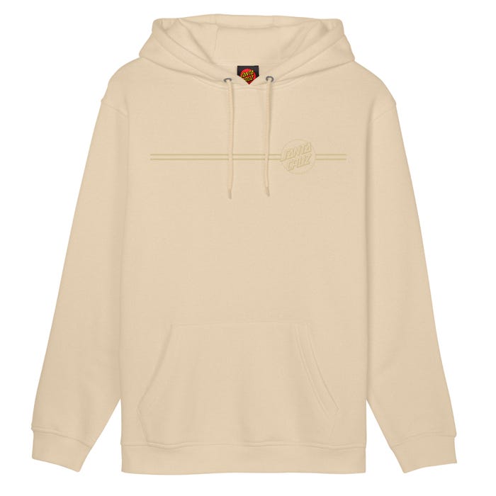 Santa Cruz Opus Tonal Dot Stripe Hood - Vanilla