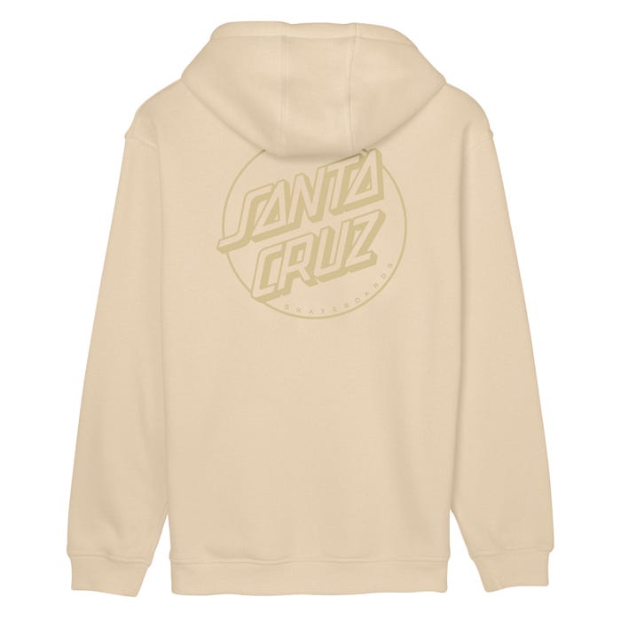 Santa Cruz Opus Tonal Dot Stripe Hood - Vanilla