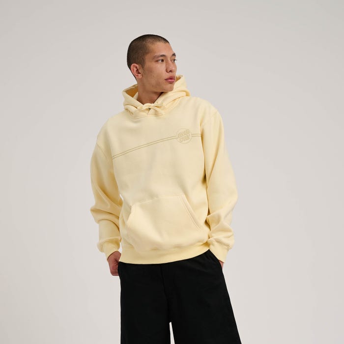 Santa Cruz Opus Tonal Dot Stripe Hood - Vanilla