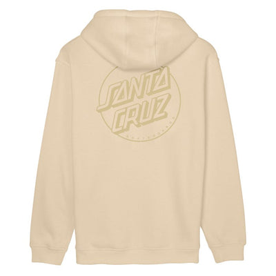 Santa Cruz Opus Tonal Dot Stripe Hood - Vanilla