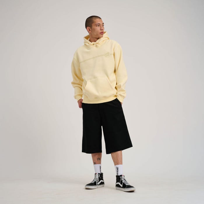 Santa Cruz Opus Tonal Dot Stripe Hood - Vanilla